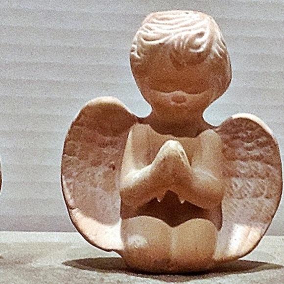 Candle Holder Set, Angel Home Decor, Set of 4 CandleHolders, Vintage Candle - Picture 6 of 14